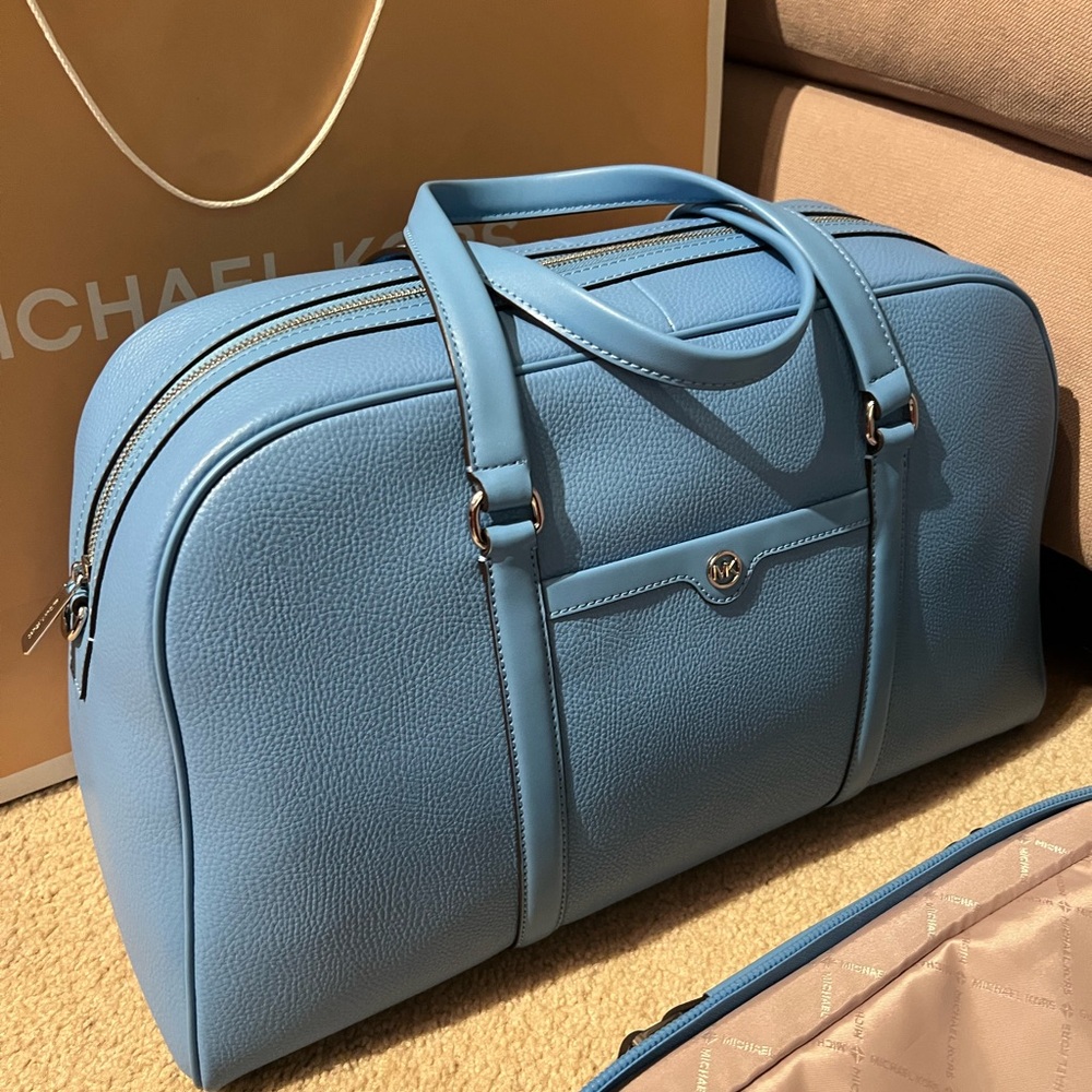 Michael Kors Blue Travel Bag